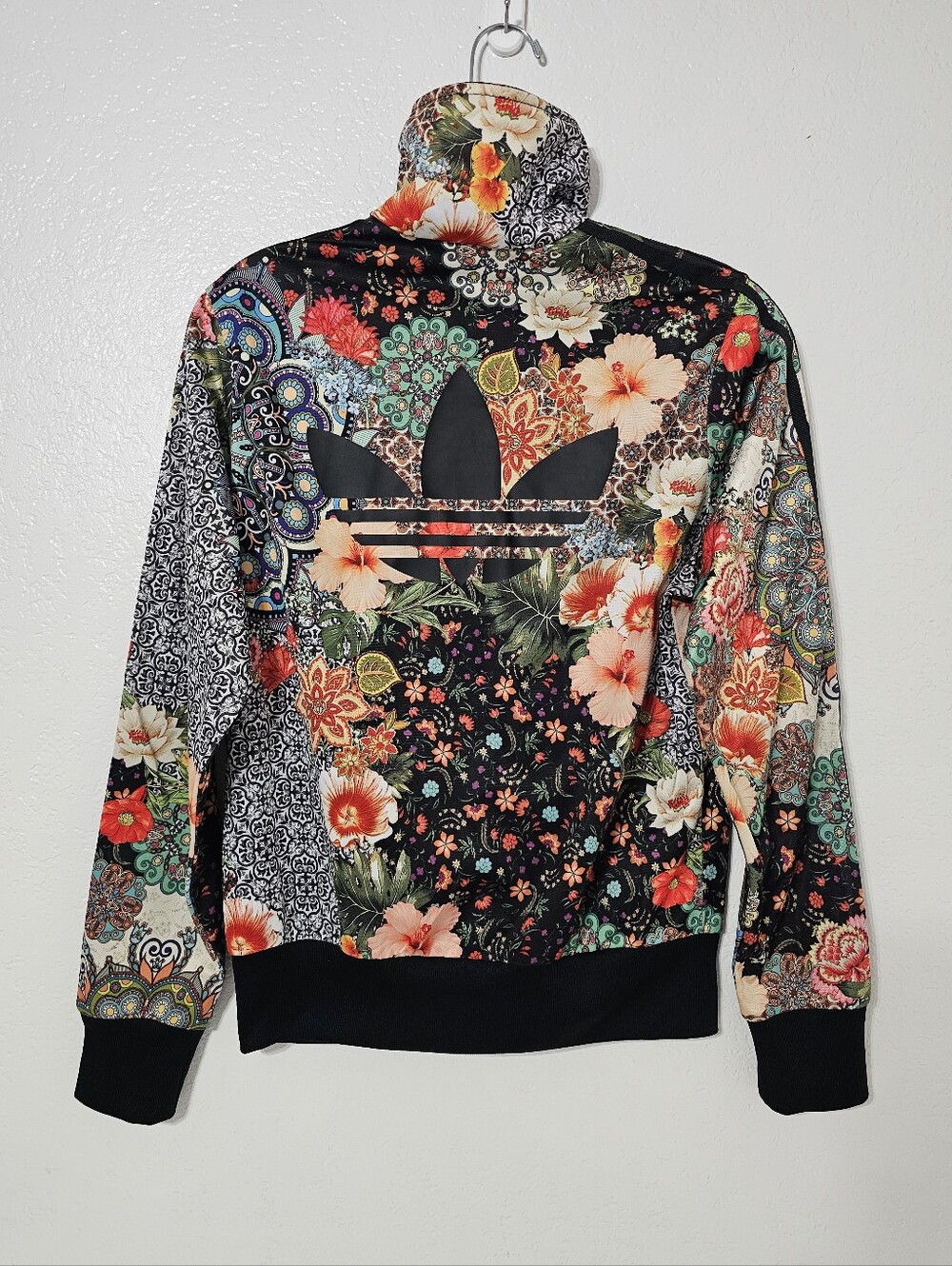 Adidas Originals Jardim Agharta x FARM Firebird Track Jacket Floral Trefoil M - Picture 3 of 10